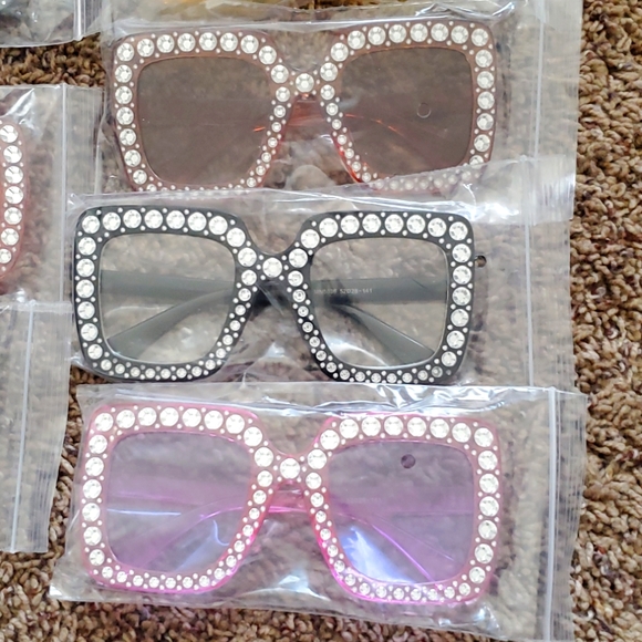 Bling bling fashion eye glasses assortment colors - Picture 2 of 7